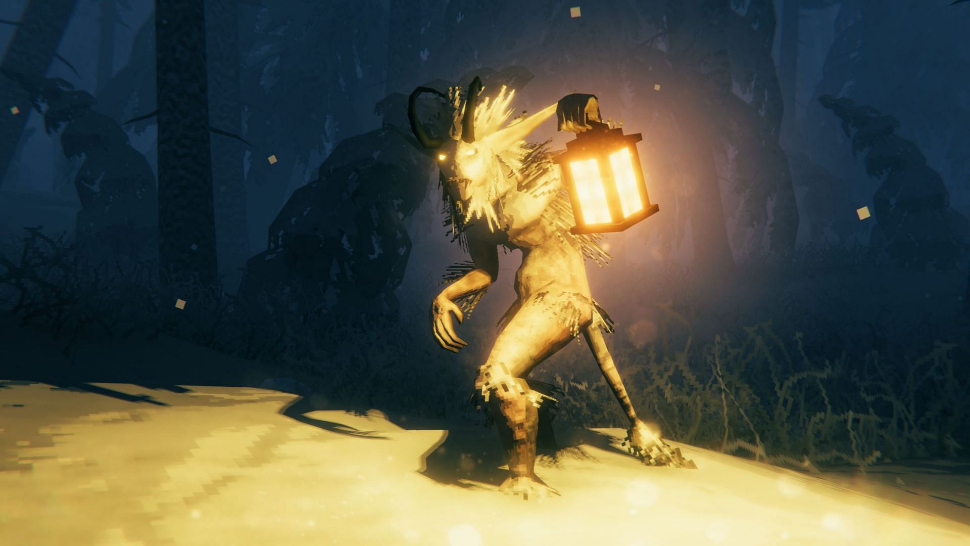 Why would a creature carry a lantern? (Image via Coffee Stain Publishing)